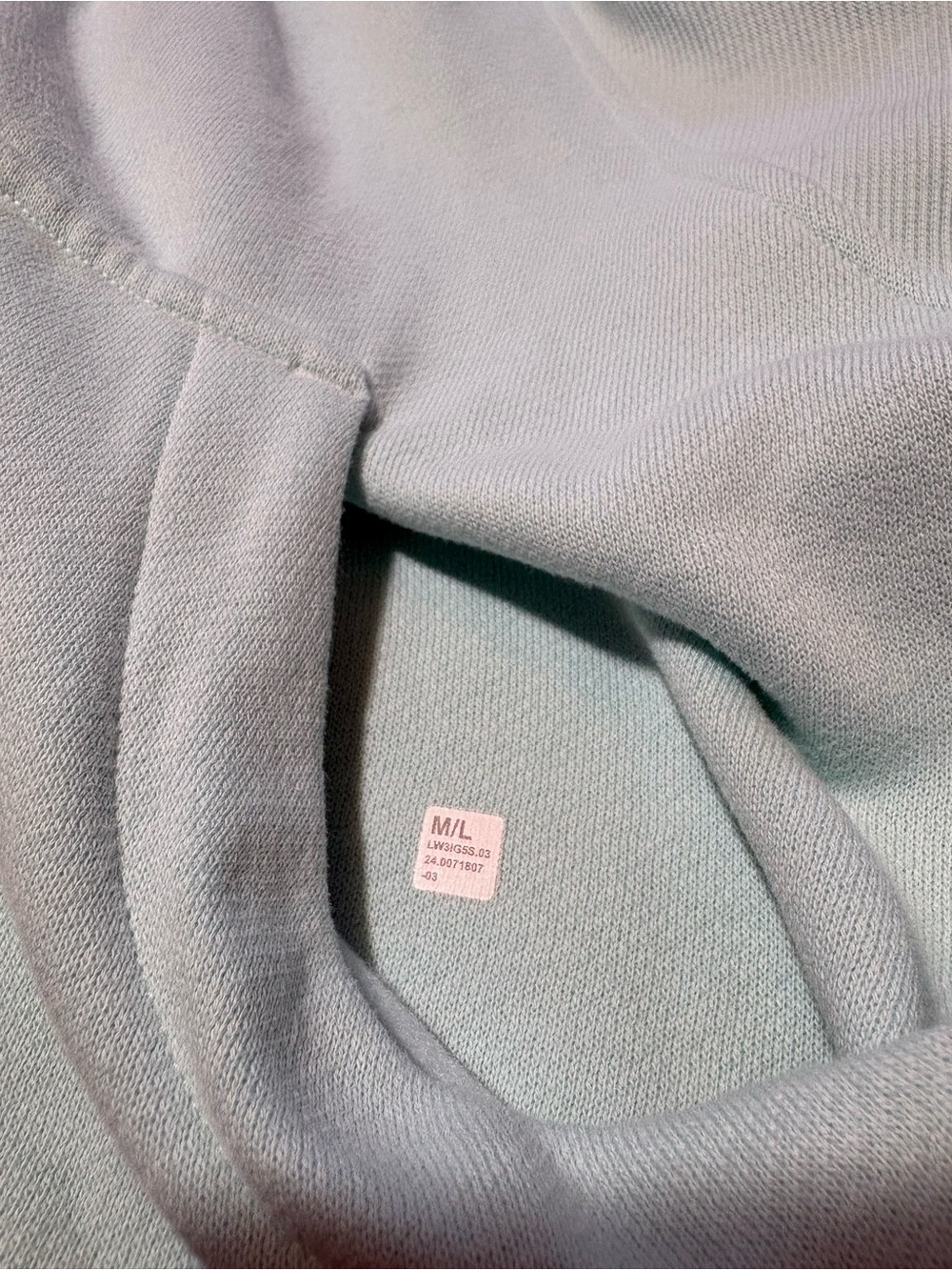 lululemon ideal mint scuba oversized full zip hoodie size m/l - Picture 10 of 13